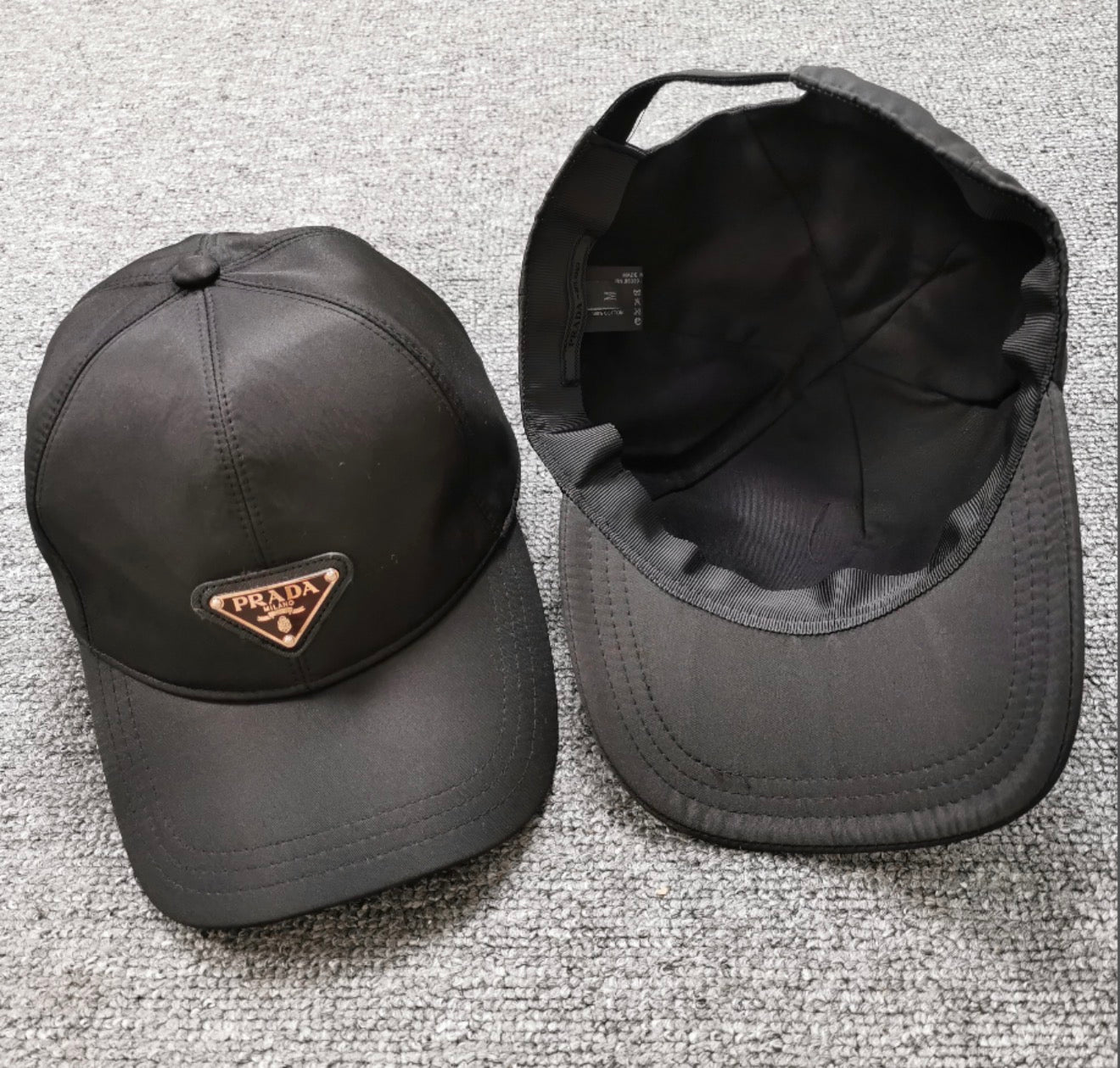 CASQUETTE PRADA NOIR