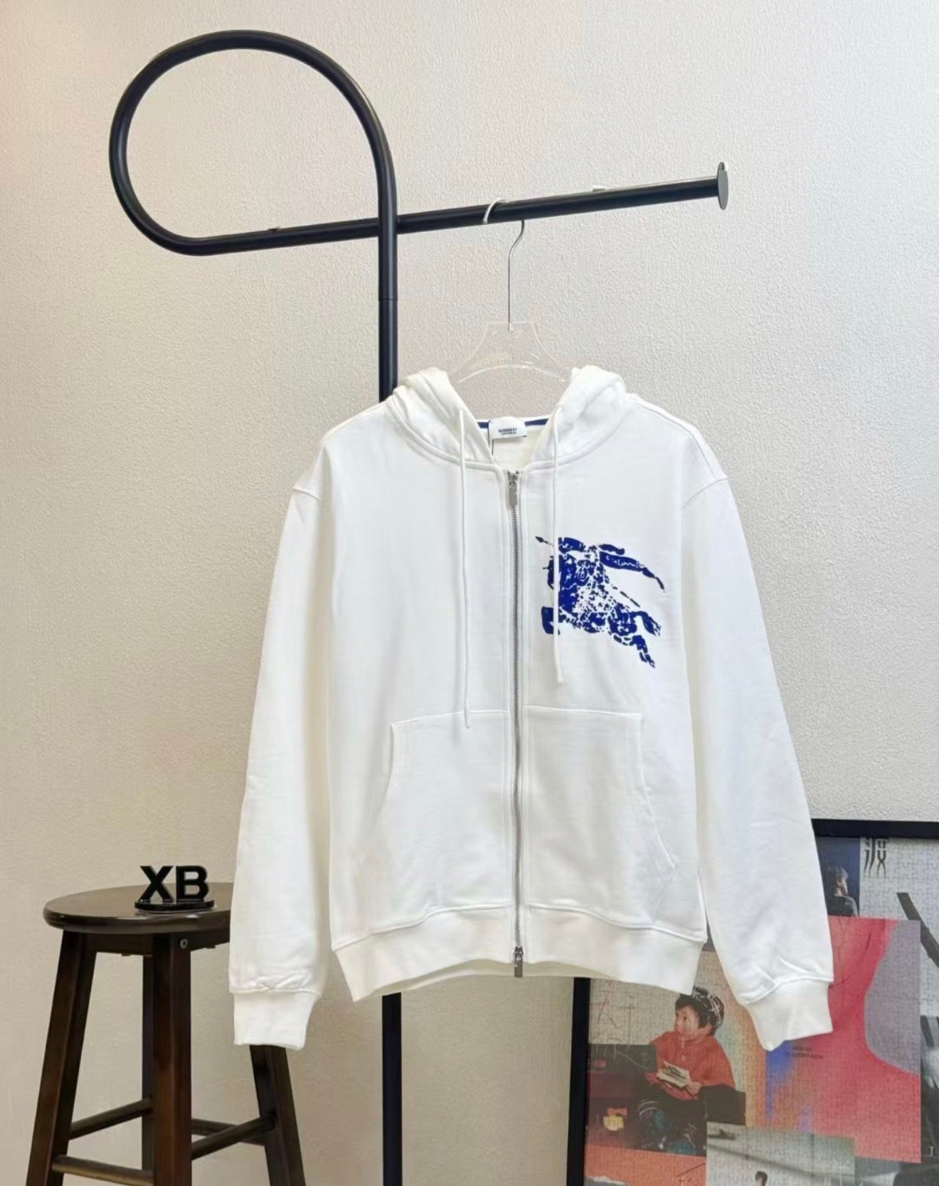 ZIP BURBERRY GRAND LOGO