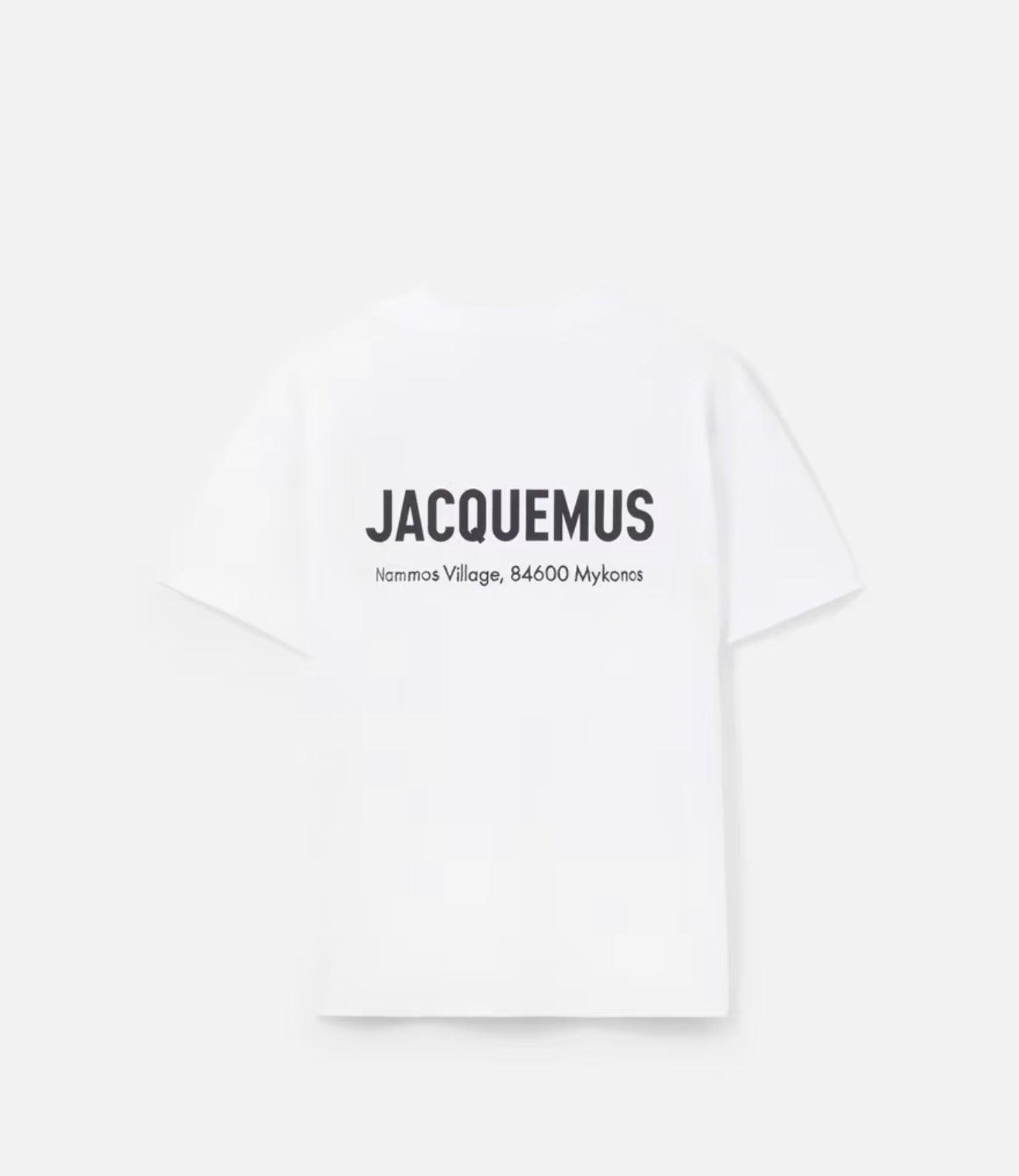 T-SHIRT JAQUEMUS BLANC MYKONOS