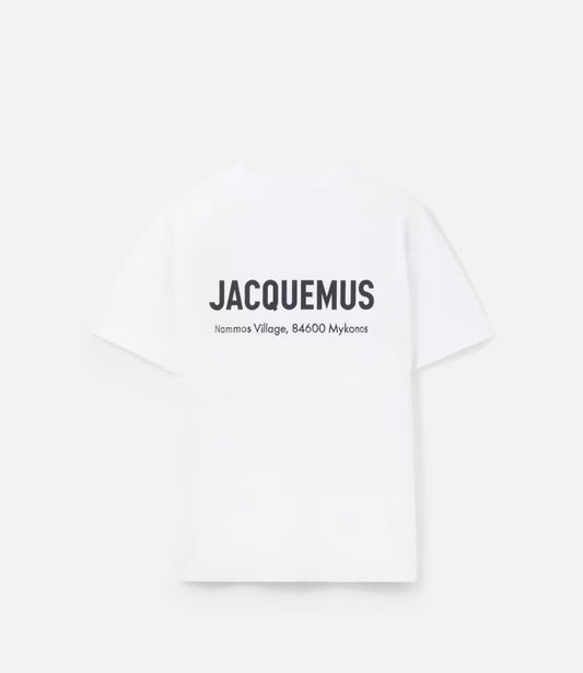 T-SHIRT JAQUEMUS BLANC MYKONOS